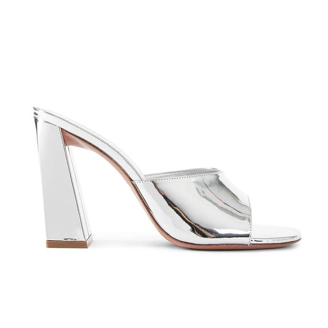 Amina Muaddi Brigitte 95 Mirror Mules