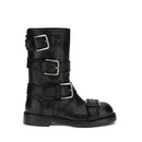 Dolce & Gabbana Buckled leather Boots