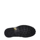 Off-White Black Leather Slip-On Loafers