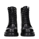 Off-White Black Leather Boots