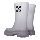 Off-White Transparent Pvc Ankle Boots