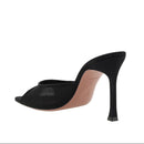 Amina Muaddi Alexa Slipper Sandals