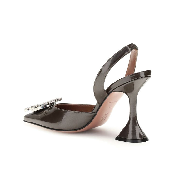 Amina Muaddi Crystal Begum Pumps