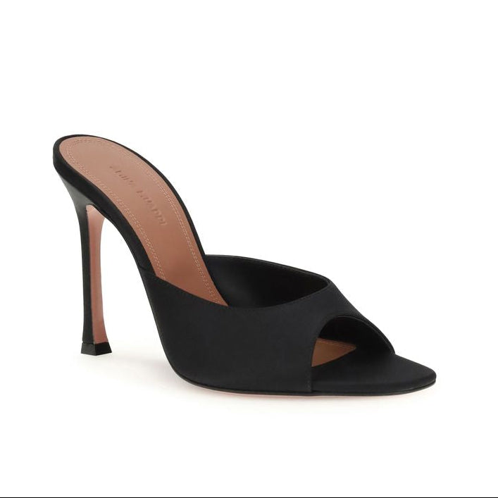 Amina Muaddi Black Alexa Sandals