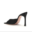 Amina Muaddi Black Alexa Sandals