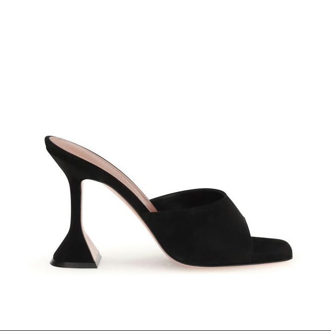 Amina Muaddi Black Lupita Sandals