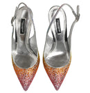Dolce & Gabbana RUNWAY Multicolor Crystal Slingback Pumps