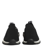 Dolce & Gabbana Black Slip On Sorrento Low Top Sneakers Shoes
