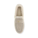 Prada Beige Loafer Shoes