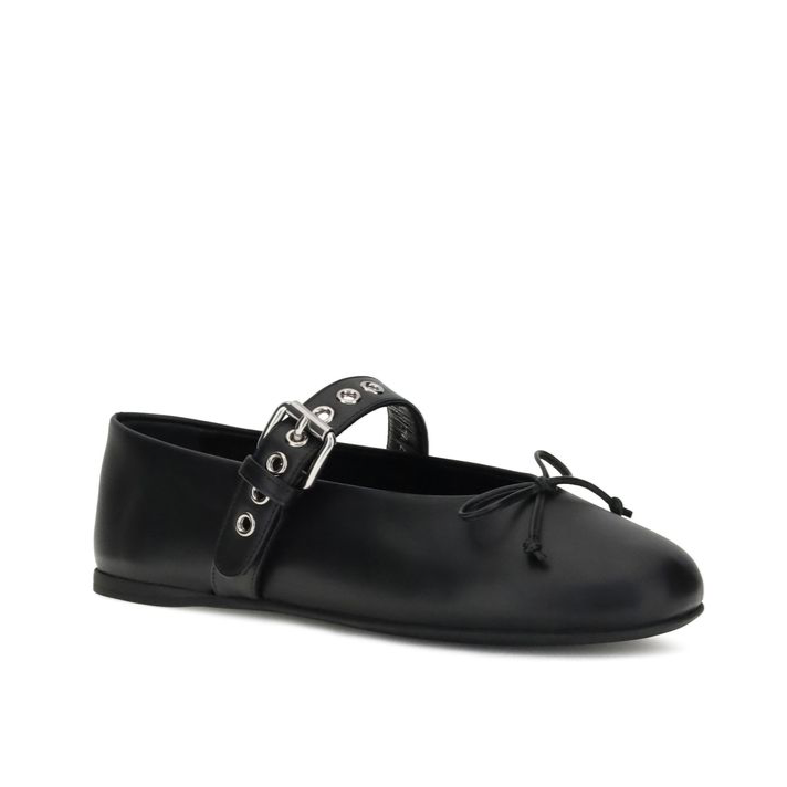 Miu Miu Leather Ballerinas