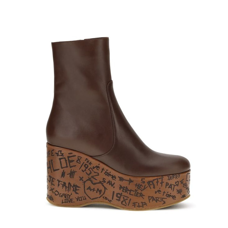 Chloé Maxime wedge Ankle Boots