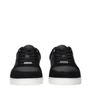 Jimmy Choo Black Leather Low Top Sneaker
