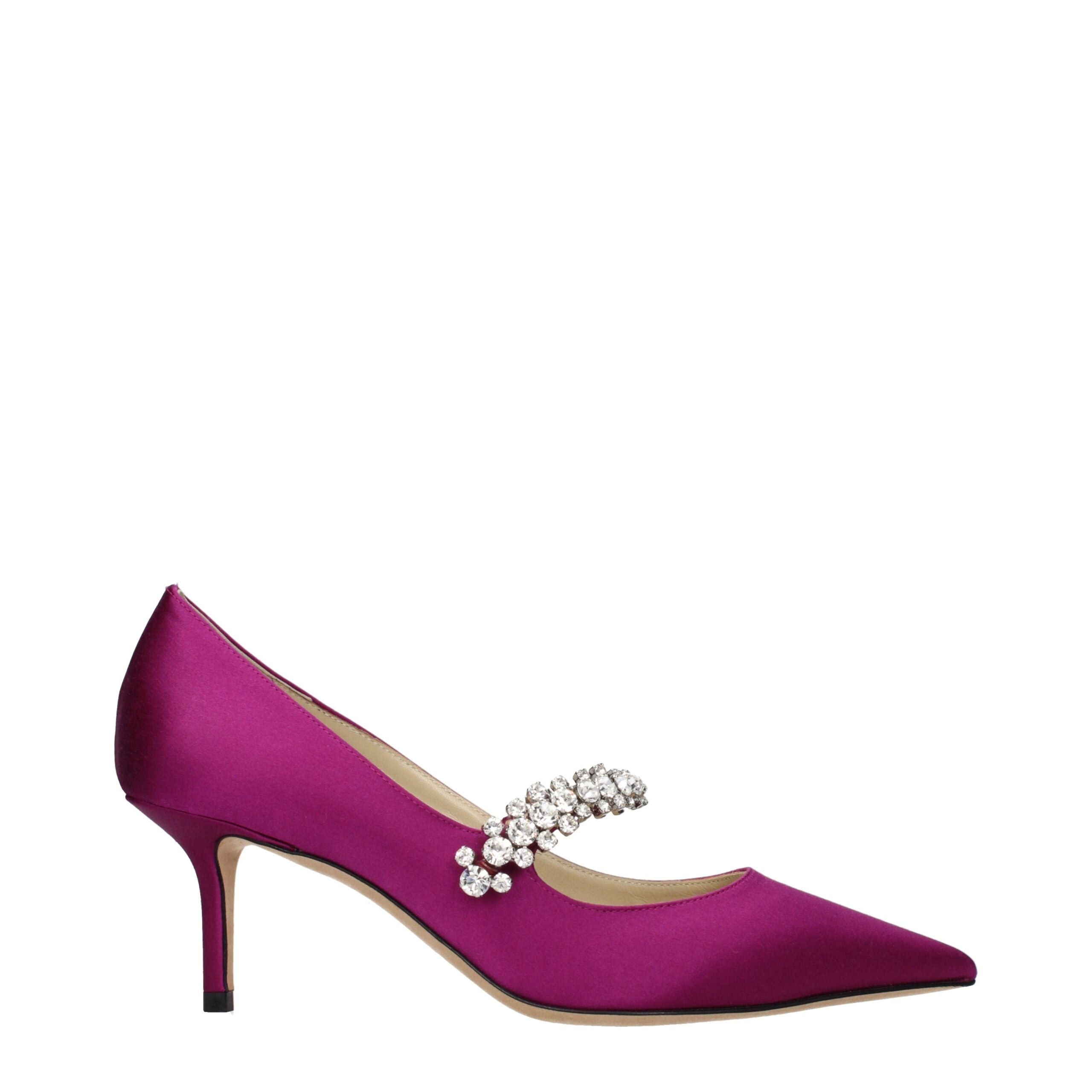 Jimmy Choo Fuchsia Crystal Pumps