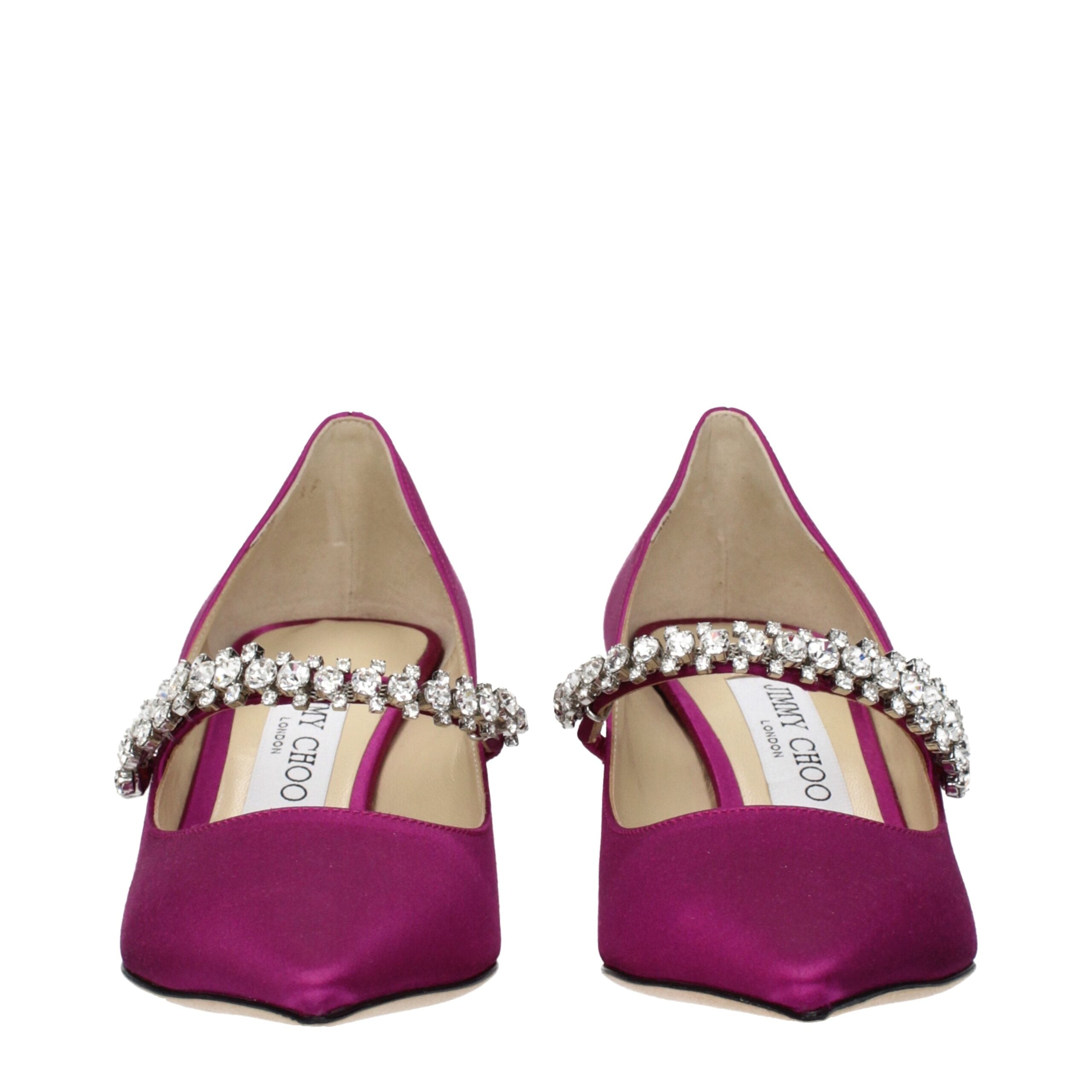 Jimmy Choo Fuchsia Crystal Pumps