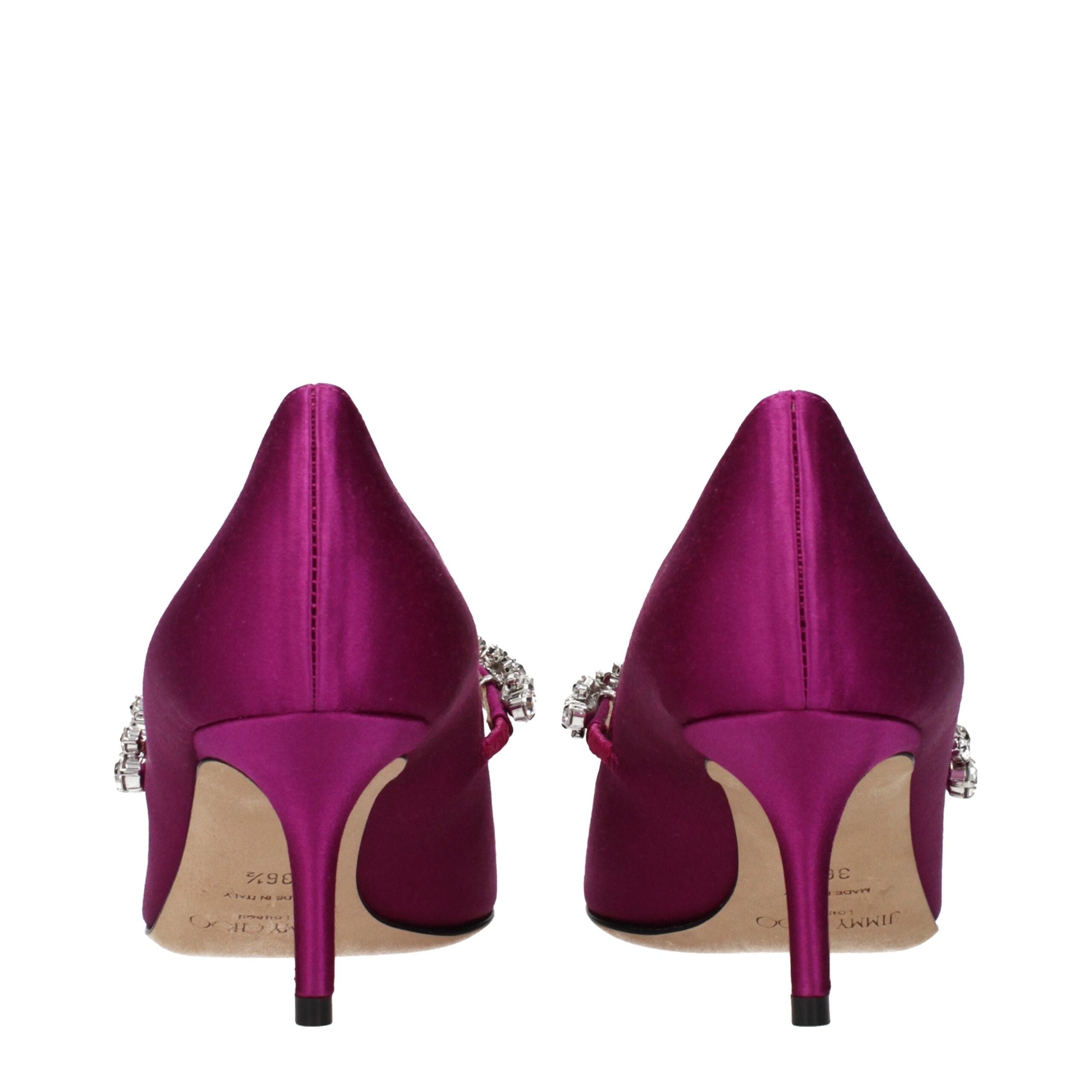 Jimmy Choo Fuchsia Crystal Pumps