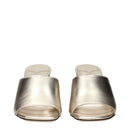 Jimmy Choo Gold Leather Platforms