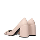 Versace Pink Leather Pumps
