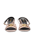 Versace Powder Pink Leather Sandals