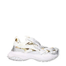 Versace White Net Chunky Sneakers