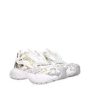 Versace White Net Chunky Sneakers