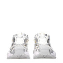 Versace White Net Chunky Sneakers