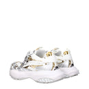 Versace White Net Chunky Sneakers