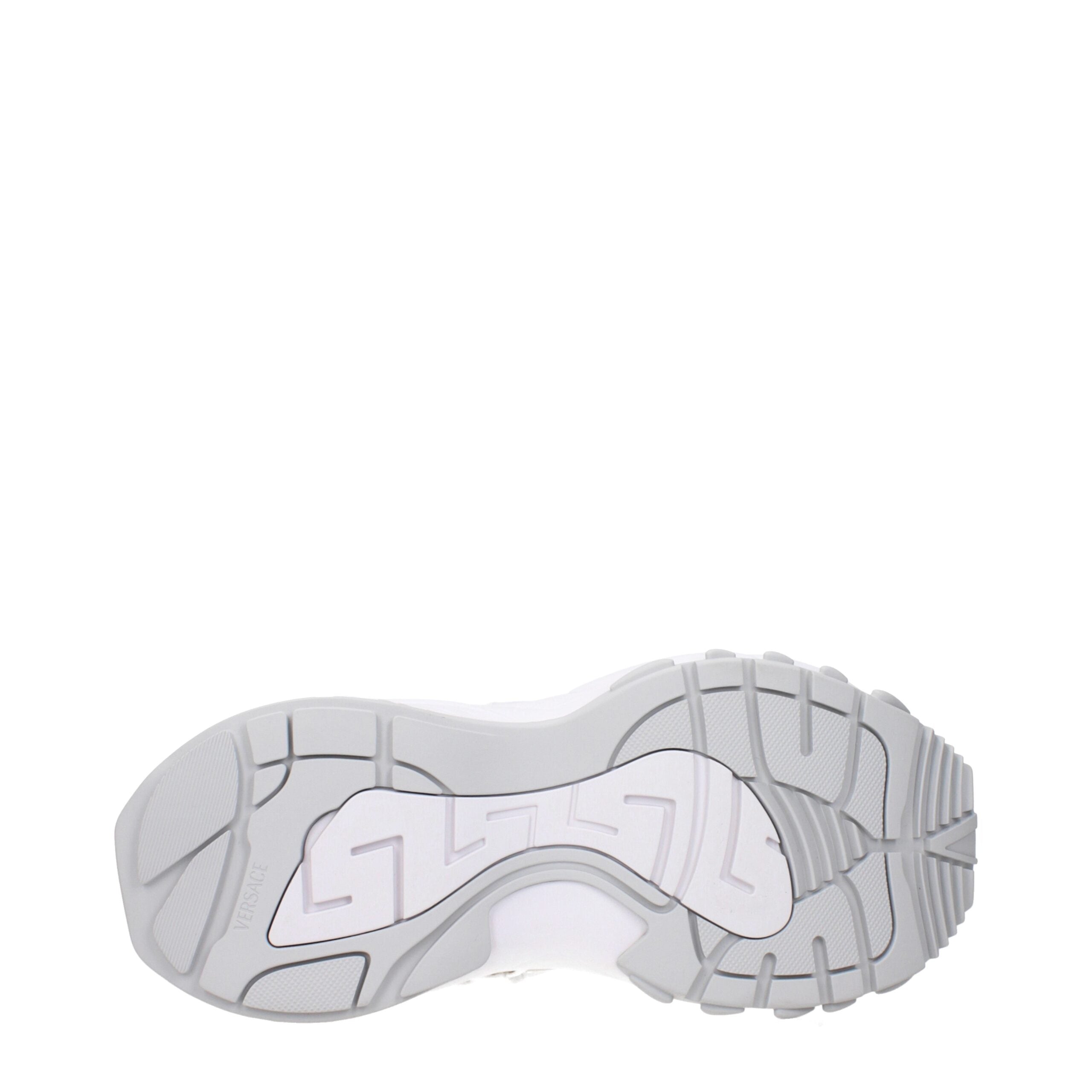 Versace White Net Chunky Sneakers