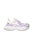 Versace White Levander Chunky Sneakers