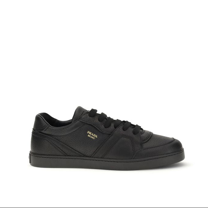 Prada Black Taurus Low Top Sneakers
