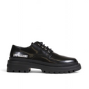 Love Moschino Black Patent Flats