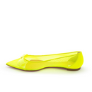 Christian Louboutin Sunshine Yellow Mesh Flat