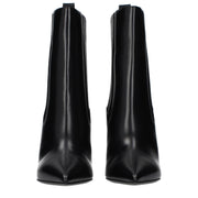 Valentino Garavani Black Leather Ankle Boots