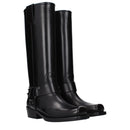Valentino Garavani Black Leather Boots