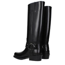 Valentino Garavani Black Leather Boots