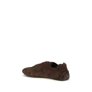 Prada Brown Calf Chestnut Taurus Tennis Sneakers