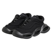 Dolce & Gabbana Black Slip On Low Top Wave Sneakers Shoes