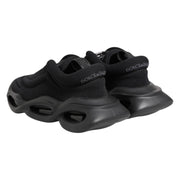 Dolce & Gabbana Black Slip On Low Top Wave Sneakers Shoes
