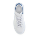Alexander McQueen Leather Sneakers w Blue Suede Detail