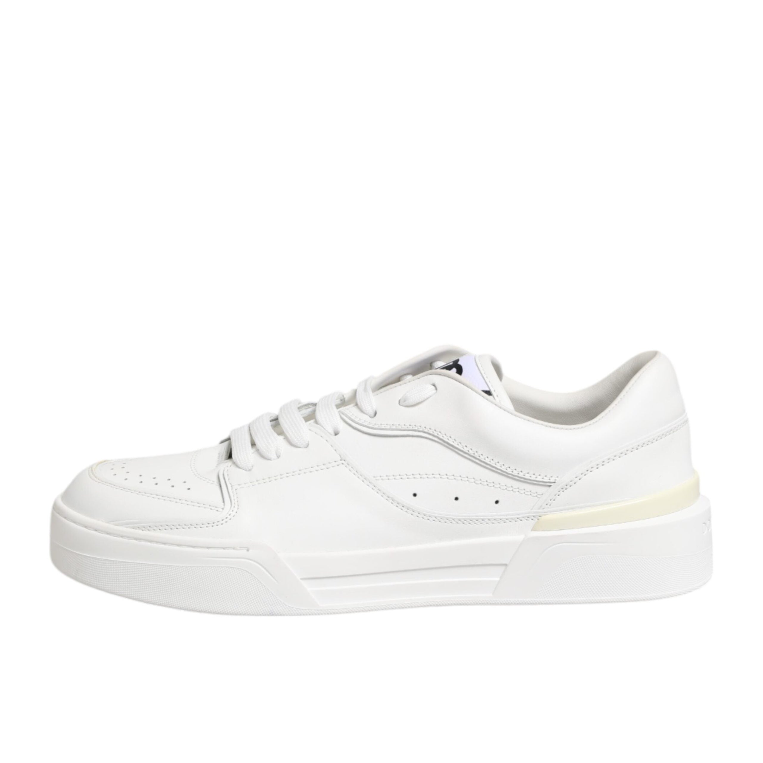 Dolce & Gabbana White Miami Leather Sneakers