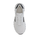 Prada White Classic Tennis Sneakers