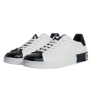 Dolce & Gabbana W&B Croc Leather Portofino Sneaker