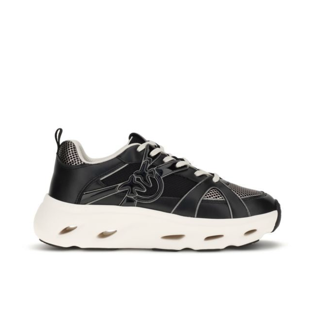 PINKO "Pink" Black Sneakers