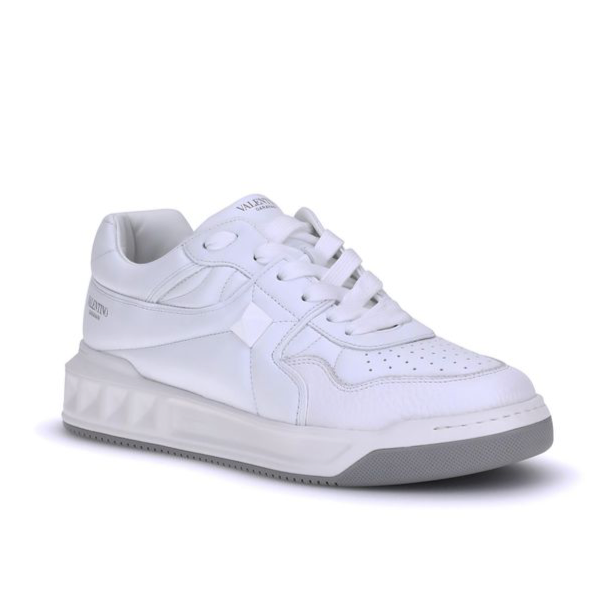 Valentino Garavani One Stud White Low-Top Sneakers