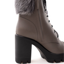 Giuseppe Zanotti Gray Eco Leather Boot