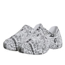 Dolce & Gabbana White Black Graffiti Daymaster Men’s Shoes