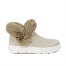 Love Moschino Beige Leather Sneaker