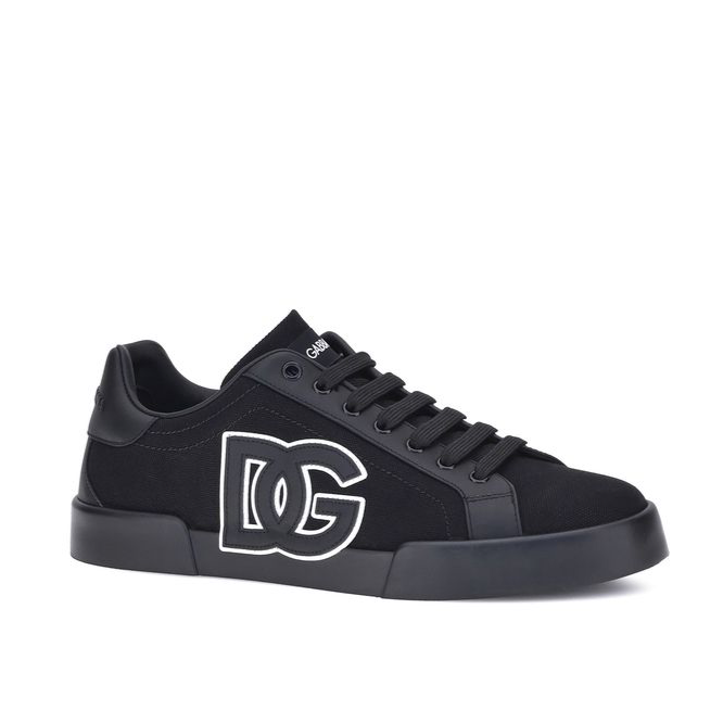 Dolce & Gabbana Black on Black Sneakers