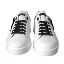 Dolce & Gabbana White DG Logo Low Top Sneakers