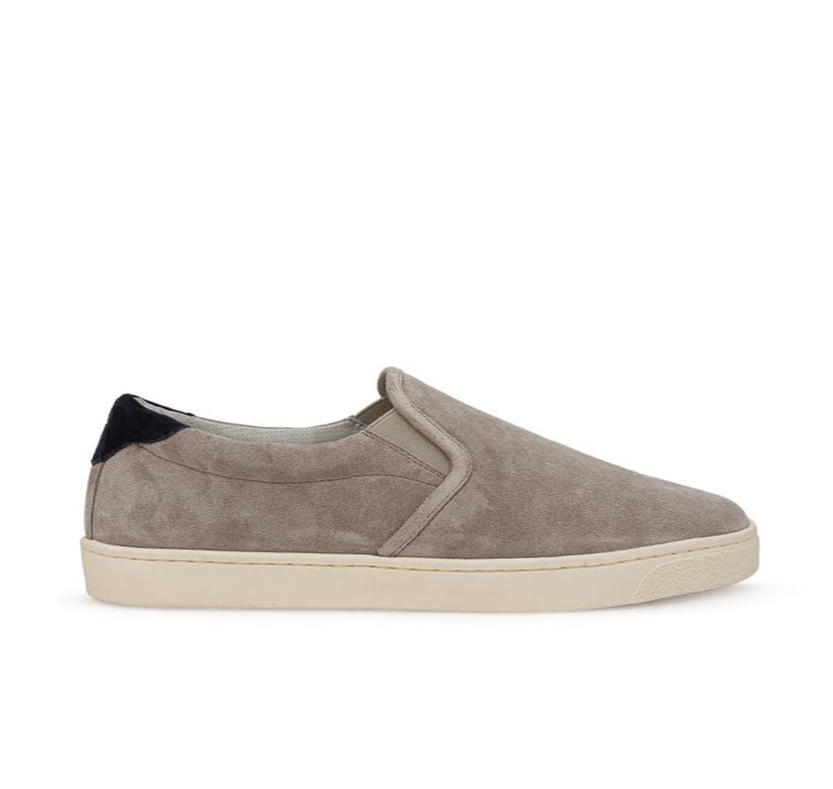 Brunello Cucinelli Gray Leather Sneaker