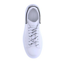 Alexander McQueen White on White Leather Men’s Sneakers